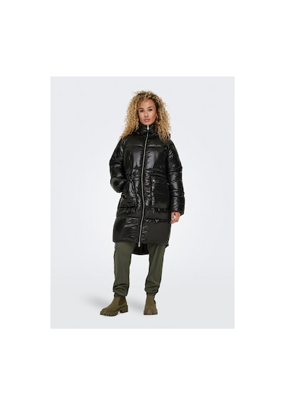 Only Siyah Kadın Kaban Onlsky Oversızed Puffer Coat Cc Otw