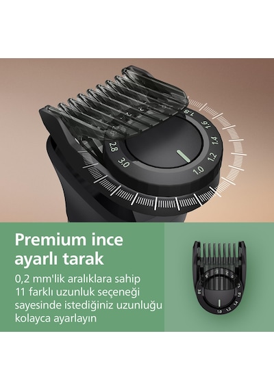 Philips 9000 Serisi Erkek Bakım Seti, 16'sı 1 Arada, Yüz Saç Ve V