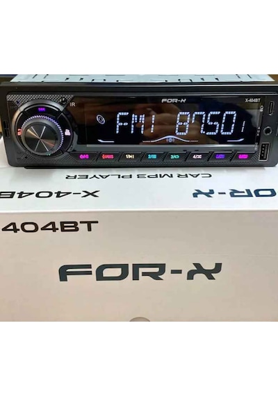 For-x X-404bt-usb-bluetooth-renk Değiştirme-telefon Şarz-app Kontrol-4x60w Max-oto Teyp