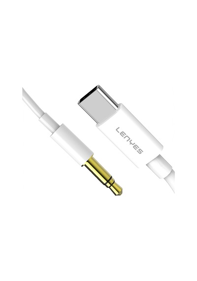 Lenyes Ax106 Lightning To 3.5mm Aux Audio Kablo 1m Beyaz Beyaz