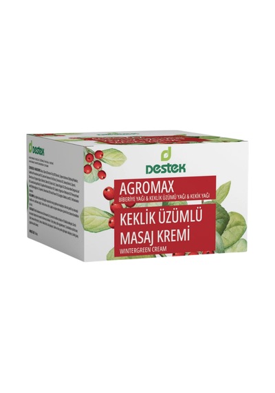 Destek Agromax Keklik Üzümlü Masaj Kremi 140g