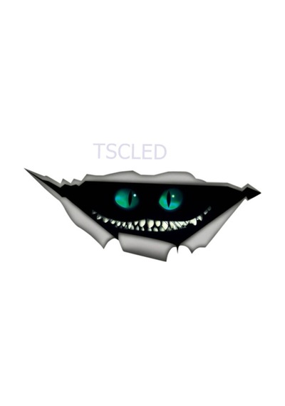 Cheshire Kedi Etiket Ve Çıkartma Su Geçirmez