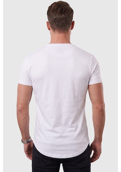 Rizzup Beyaz Erkek Slim Fit Derin V Yaka Basic Tişört %90 Pamuk Likralı Asimetrik Kesim 2602265 Rizzup Beyaz Erkek Slim Fit Derin V Yaka Basic Tişört %90 Pamuk Likralı Asimetrik Kesim 2602265