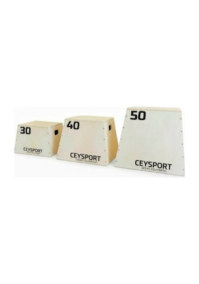 Wood Plyo Sıçrama Kutusu 30-40-50 Cm Set