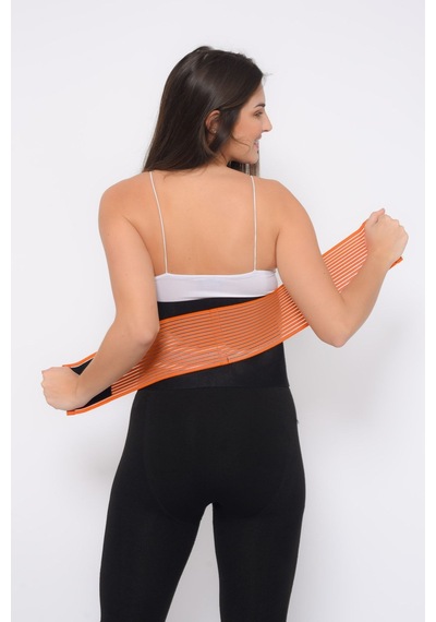 Sh Mağazacılık Unisex Termal Terleten  Turuncu  Bel Korse Kemer Turuncu