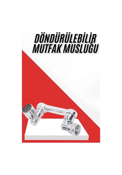 Oynar Başlıklı Mutfak Musluk Ucu, Her Yöne Dönebilen Tasarruflu 0