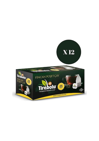 Tirebolu42 Fincan Poşet Çay 12 x 25'li