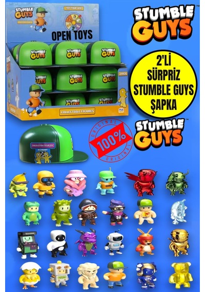 Stumble Guys Sürpriz Şapka 2'li Paket