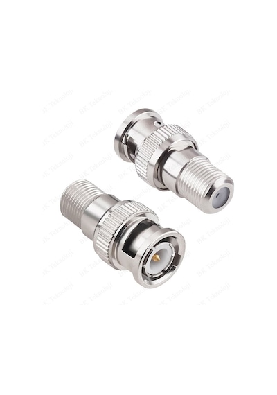BNC Erkek - F Dişi RF Koaksiyel RG6 RG59 CCTV Konnektör