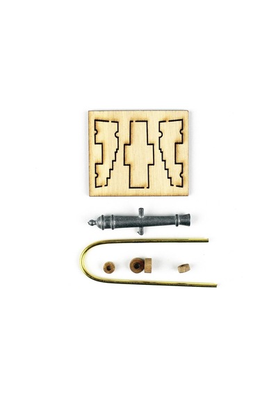 Occre 17021 35 Mm. Zamak Top Ve Ahşap Arabası-57381