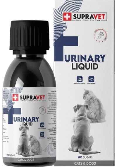 Supravet Urinary Kedi Ve Köpekler İçin İdrar Sağlığı Sistemi Destekleyici Sıvı Damla 100 Ml