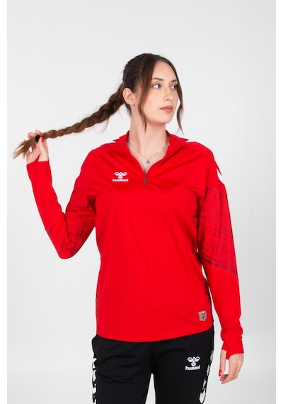 Hummel Line Antrenman Eşofman Üstü Kırmızı