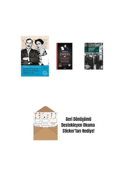 Stefan Ve Lotte Zweig In Amerika Mektupları + Rotterdamlı Erasmus Un Zaferi Ve Trajedisi + Masalımsı Bir Gece + Okuma Sticker'ları