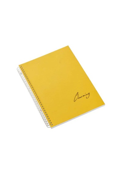 Tokaç A4 Pp. Kp Spiralli 72 Yp Defter Düz Tok-170-sarı