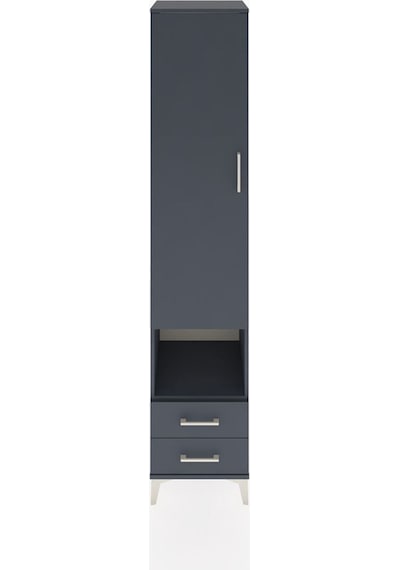 Hyperion Dolap 5 Raflı 2 Çekmeceli Tek Kapaklı 44x44x221 Antrasit-antrasit Antrasit Hyperion Dolap 5 Raflı 2 Çekmeceli Tek Kapaklı 44x44x221 Antrasit-antrasit Antrasit
