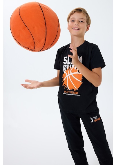 Rolypoly Erkek Çocuk Siyah Pijama Takım 5274-49639 Siyah