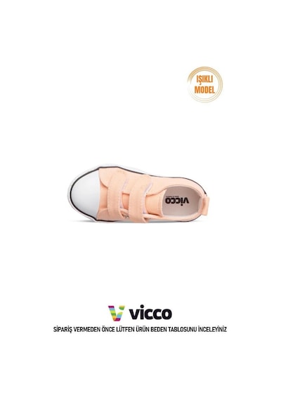 Vicco 925.20y.150 Pudra Işıklı Çocuk Spor Ayakkabı 001