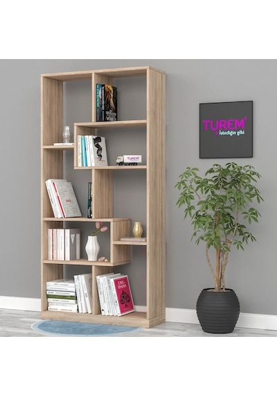 Labirent Kitaplık Mdf Antrasit Labirent Kitaplık Mdf Antrasit