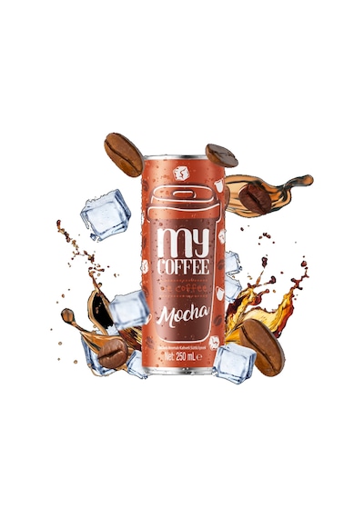 My Coffee Mocha Çikolata Aromalı Soğuk Kahve 250 Ml X 12 Adet Hazır
