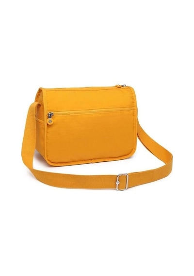 Smart Bags Krinkıl Hardal Kumaş Kadın Çapraz Askılı Çanta Smb1128 001