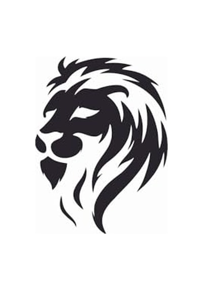 Aslan Araba, Motorsiklet, Kask, Laptop, Cam, Duvar Sticker 12x9 Cm Genel