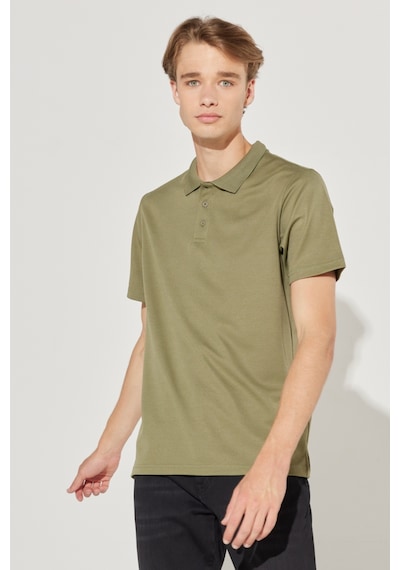 All Terrain Gear Regular Fit Normal Kesim Polo Yaka Haki Tişört W231707801 Haki