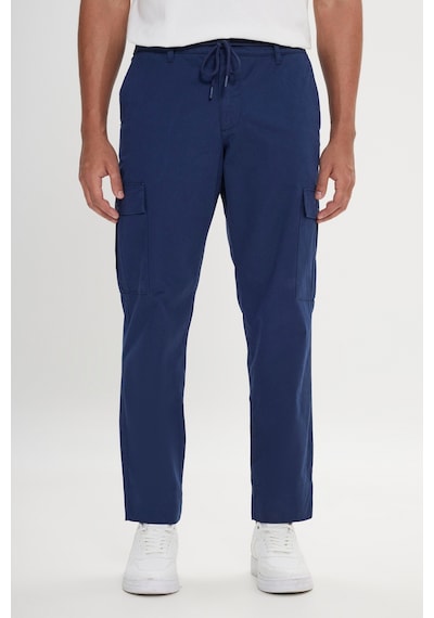 AC&Co / Altınyıldız Classics Erkek Lacı Comfort Fit Rahat Kesim Pamuklu Esnek Yan Cepli Kargo Pantolon Lacivert AC&Co / Altınyıldız Classics Erkek Lacı Comfort Fit Rahat Kesim Pamuklu Esnek Yan Cepli Kargo Pantolon Lacivert