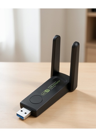 Wifi Usb 3.0 Alıcı Adaptör, Çift Bantlı