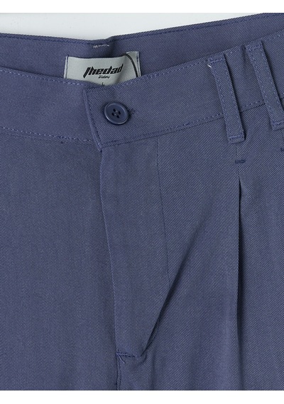 Lcw Vision Mavi Relax Fit Erkek Pileli Pantolon