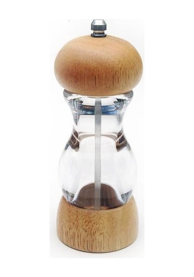 Famee Kitchen Bambu Tuz Karabiber Öğütücü - 15x6 Cm Renkli