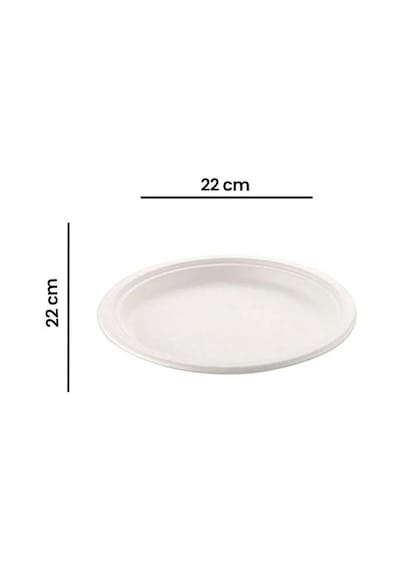 Roll-up Nature Ekolojik Karton Kağıt Parti Tek Kullanımlık Tabak - 22 Cm. - 50 Adetlik 3 Paket