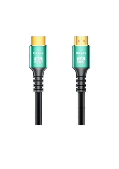 8k Ultra Hd Hdmı 2.1 Kablo - 48gbps 4k 120hz / 8k 60hz Altın Kaplama Örgülü Hdmı Kablosu