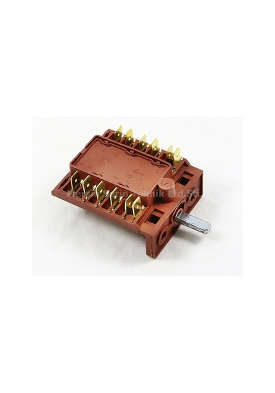 Ankastre Fırın Anahtarı 6+6 Polyemit Çevirmeli Şalter - 539871334