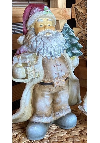 Hediyeli Çam Ağaçlı Noel Baba Biblo Hs497-2