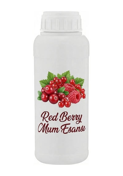 Tahtakale Toptancı Mum Esansı Mum Koku Aromaları 1 Kg Red Berry Çok Renkli