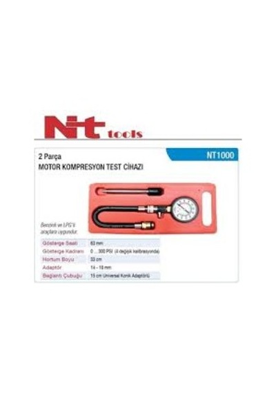 Motor Kompresyon Test Cihazı 2 Parça Nt Tools