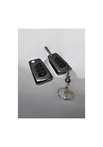 Anahtarlık Kabı Silikon Gri Toyota Model Lux Kutulu Pnt131 - 699440067