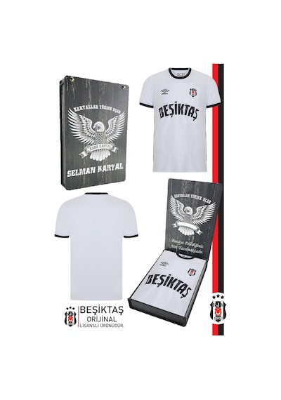 Gsstore Beşiktaş Orijinal Lisanslı Nostalji Beyaz Forma Kişiye Özel Hediyelik Ahşap Kutululu Beyaz - Gri - Siyah Gsstore Beşiktaş Orijinal Lisanslı Nostalji Beyaz Forma Kişiye Özel Hediyelik Ahşap Kutululu Beyaz - Gri - Siyah
