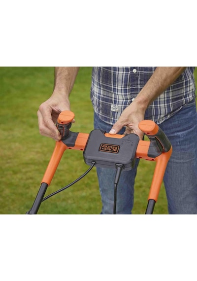 Black+Decker BEMW451BH-QS 1200W 32 CM Çim Biçme Makinesi (Ergonomik Tutma Kolu)