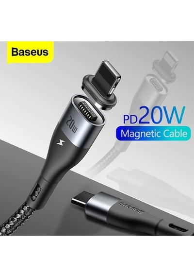 Baseus Pd 20W Apple iPhone Uyumlu 13,12,11,Xs Usb-C Manyetik Şarj Kablosu 2M (459551780)