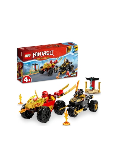 LEGO® Ninjago 71789 Kai Ve Ras'ın Araba Ve Motosiklet Savaşı 103 Parça