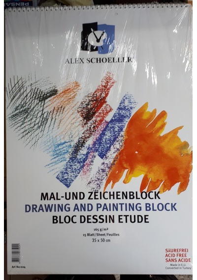 Resim Defteri 35 Cm X 50 CM 165 Gramaj 15 Yaprak Alex Schoeller