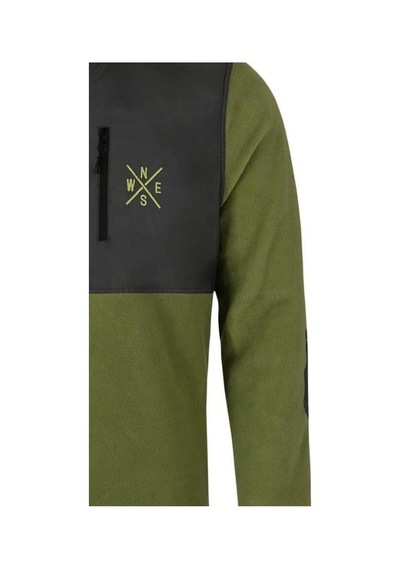 Luo Camp-02 Half-zip Fleece Erkek Yarım Fermuarlı Polar Turuncu Çok Renkli