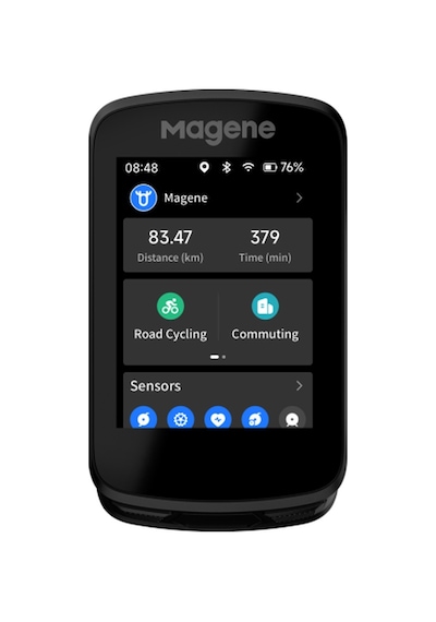 Magene C606 Gps Bisiklet Bilgisayarı Renkli Ekran Siyah
