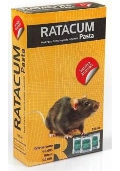 Ratacum Kemirgen Sıçan Fare Zehri 100 Gr