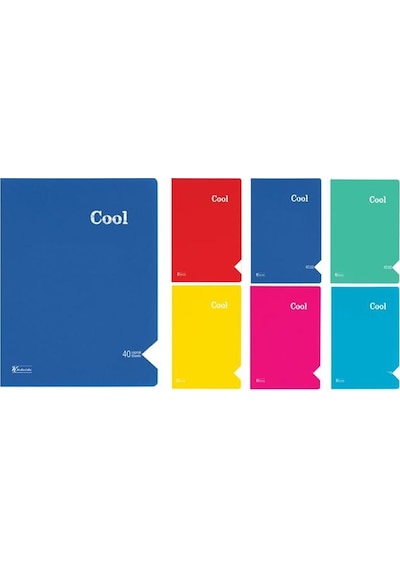 Keskin Color Defter A4 Plastik Kapak Spiralli Cool 96 Yaprak Çizgili