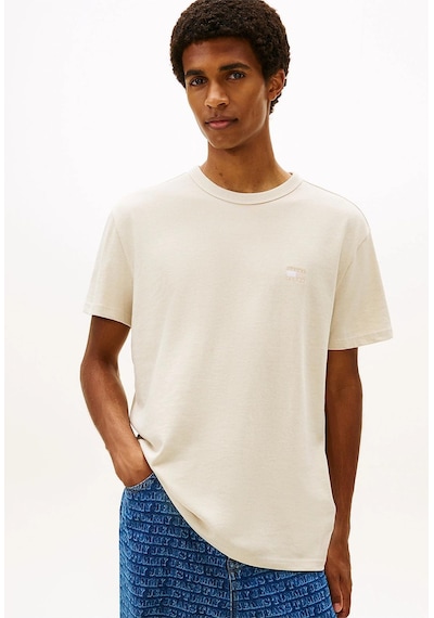 Tommy Hilfiger Tjm Normal Kesim Armalı Erkek Beyaz T-shirt Dm0dm22667ybh-12845 Beyaz