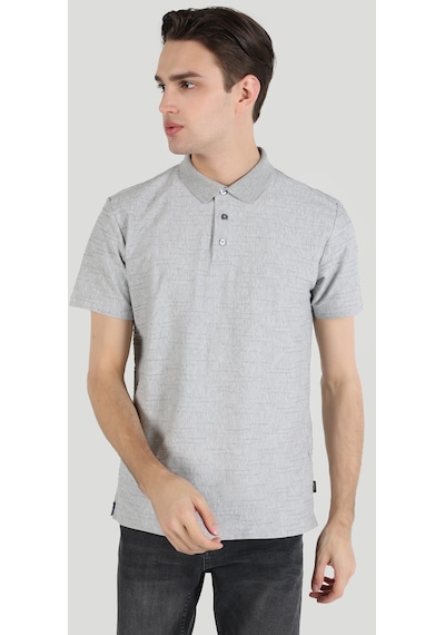 Colin'S Regular Fit Gri Erkek Polo Yaka Kısa Kol Tişört Cl1043613_Q1.V2_Gra