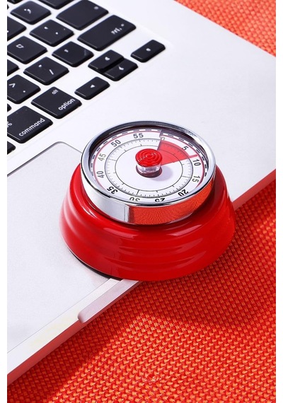 Ayrex Wf Kırmızı Mekanik Klasik Zilli Mutfak Zamanlayıcı Timer Thr301