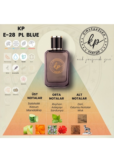 Kimyagerden E-28 Erkek Parfüm EDP 50 ML